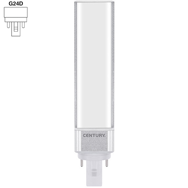 Century Lampadina LED Pl-COVER 230V 10W Attacco G24D 2PIN 4000K 800LM - CENTURY ITALIA